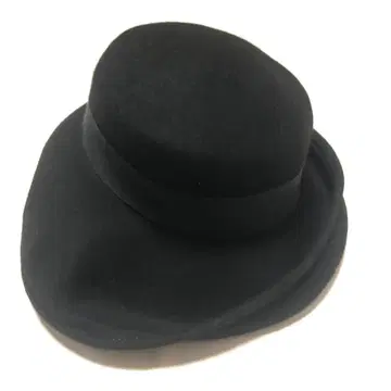 울 햇 울 모자 펠트 블랙 블랙