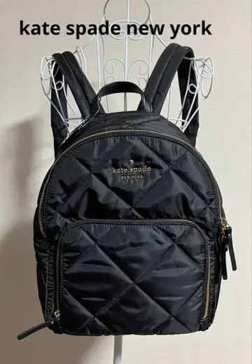 [새상품] kate spade new york 퀼팅 백팩 블랙