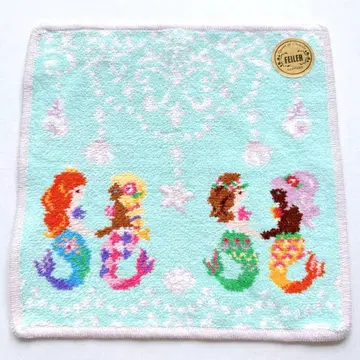 [ 미사용 새상품 ] FEILER 페이 타월 손수건 머메이드 왈츠