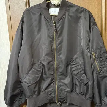 FRAMeWORK 프레임워크 나일론 트윌 MA-1 브라운