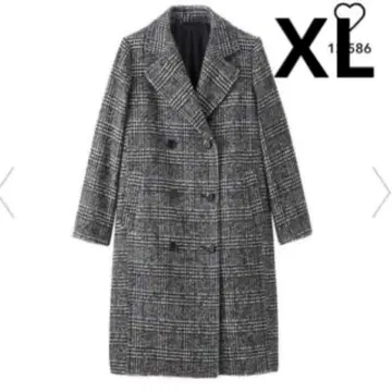 GU 울 블렌드 더블 브레스트 코트