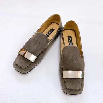 세르지오로시 sr1 로퍼 슬립온 실버바 36 23.5 상당