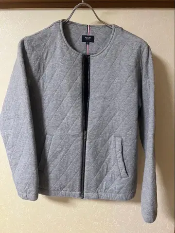 BEAMS HEART 그레이 퀼팅 자켓 S