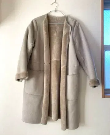 beams heart 퍼 무스탕 코트