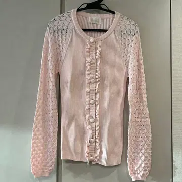 Harrods 해롯 핑크 긴팔 가디건