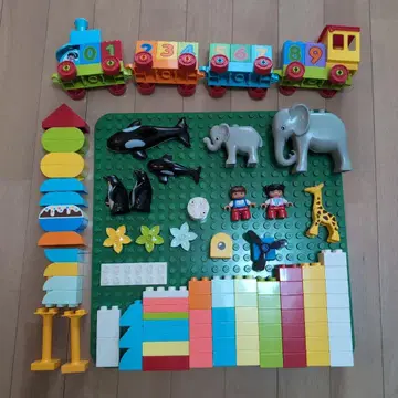 LEGO 듀플로 기차 동물 여아 남아 기본판 (38 x 38cm)