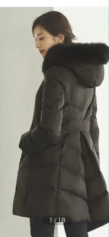 루이엘푸티 차콜 다운 코트