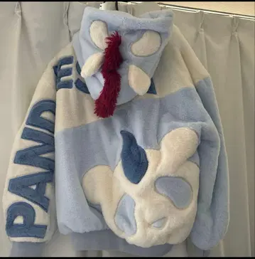 팬더에스타 후드티 블루종