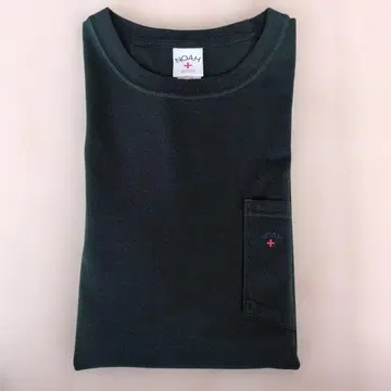 NOAH LONG SLEEVE CORE LOGO POCKET TEE M