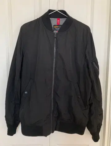 ALPHA INDUSTRIES MA-1 플라이트 자켓 XL 블랙