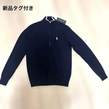 [ 택 포함 새상품 ] 폴로 랄프 로렌 니트 지퍼 후드티