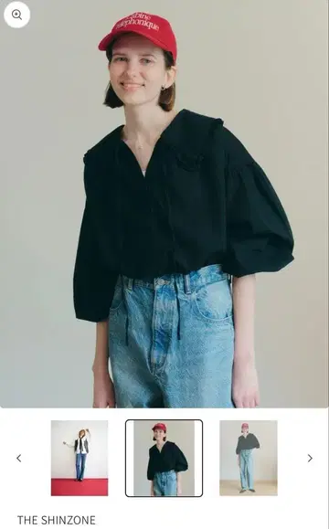 THE SHINZONE COTTON GAUZE BLOUSE