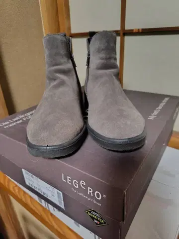 LEGERO 그레이 사이드 고어 부츠 GORE-TEX