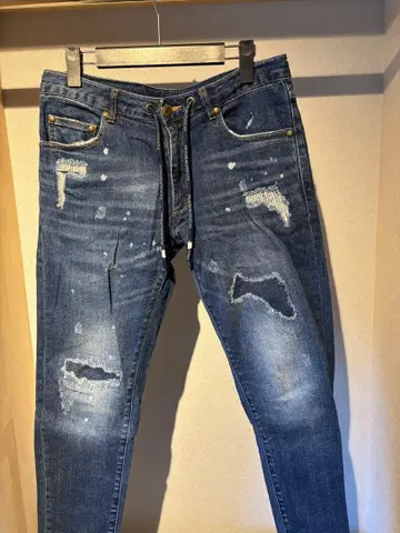 1piu1uguale3RELAX 데미지 가공 데님 진