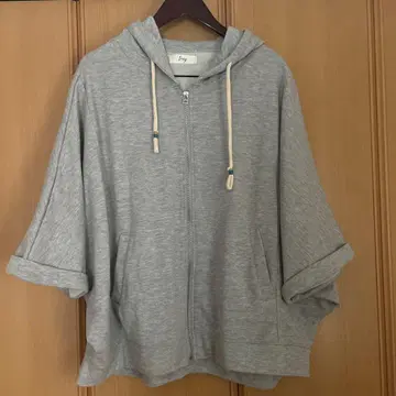 IRIEY 돌먼 소매 지퍼 후디 아이리