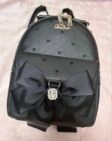 LIZLISA 롱 리본 백팩 블랙 리즈리사