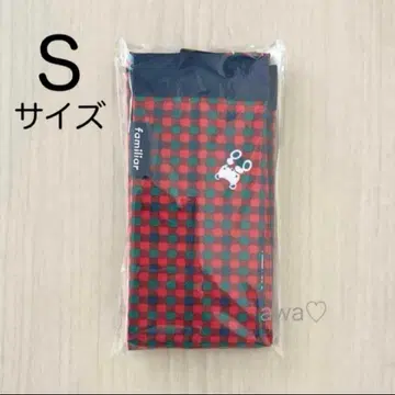 새상품 파밀리아 에코백 빨간색 체크