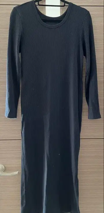 리브 드와 2WAY 리브 롱 원피스 블랙 40