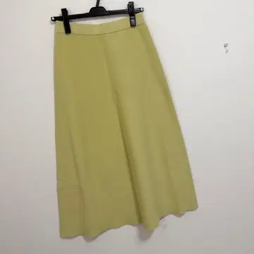 이네드 INED 니트 플레어 스커트 롱 스커트