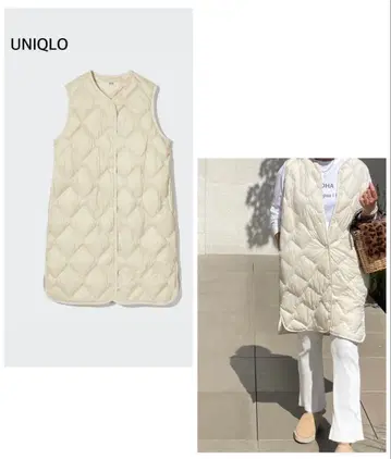 UNIQLO 라이트 다운 롱베스트 M