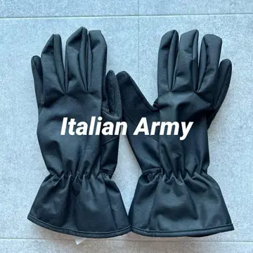 이탈리아군 나일론 그로브 장갑 블랙 데드스탁 블랙 밀리터리 L