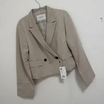 오페크 도트 클립 숏 테일러드 자켓 [세탁기 사용 가능]