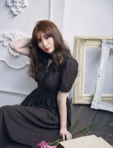 herlipto Striped Midi Dress