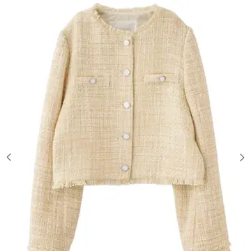 LILLIAN CARAT / 노카라 트위드 자켓