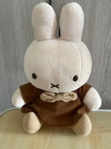 하우스텐보스 한정판 미피 봉제 인형 S 브라운 nijntje