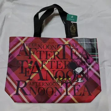 Afternoon Tea 슬릿 포켓 부착 로고 백 S