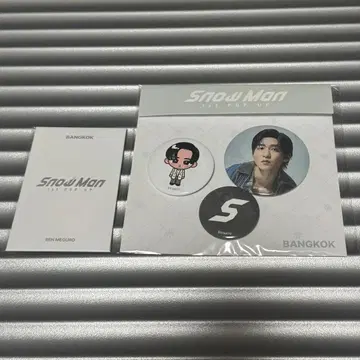 흠집 있음 SnowMan POPUP 방콕 한정판 [ 메구로 세트 ]