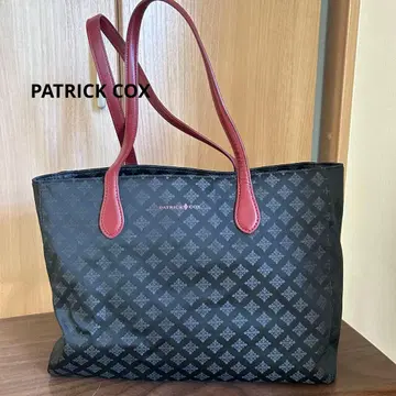 PATRICK COX 토트백 블랙/빨간색