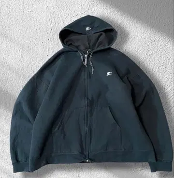 STARTER 스타터 무지 블랭크 풀 집업 후드티