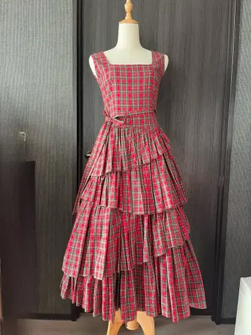 Juliette et Justine 체크 원피스