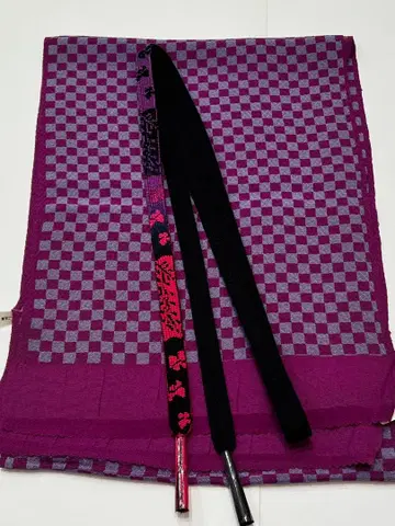 후리소데용 고급 허리띠 오비 장식 천 2종 세트 순수 실크