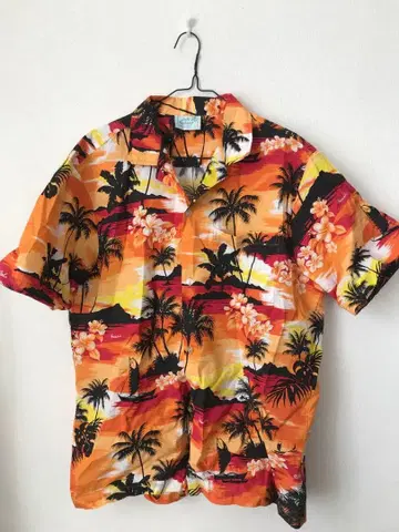 Jade Fashions 하와이 알로하 셔츠 L