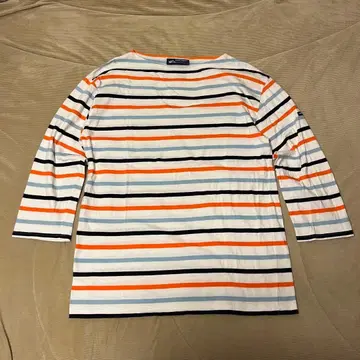 SAINT JAMES 모레 단종 컬러 7부 소매 티셔츠