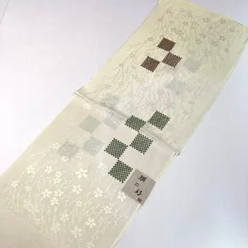 순수 실크 오비 장식 천 실크의 채색 새상품 No.2832