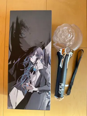 장미형 응원봉 스트랩 포함