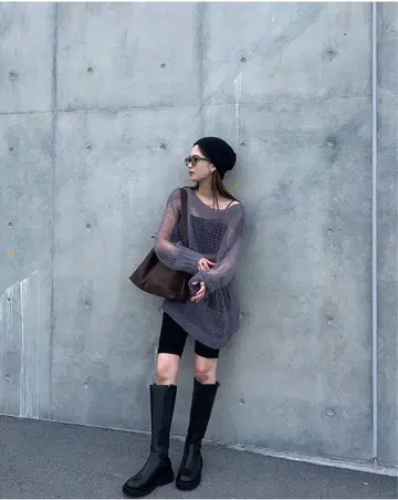 [ TODAYFUL ] 모헤어 니트 sky blue