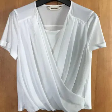 [ 새상품급 Paul Stuart ] 카슈쿨 반팔 블라우스