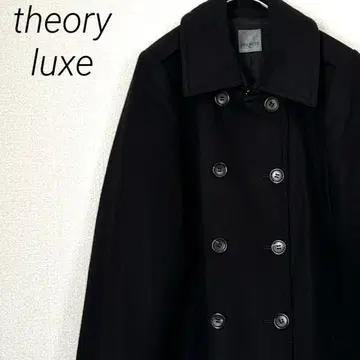 theory luxe 피 코트 P 코트 포켓 부착 울 캐시미어