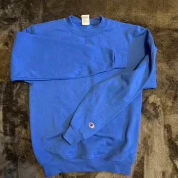 Champion 파랑 맨투맨 S