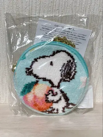 익명 배송 페이러 스누피 피치 서클 파우치