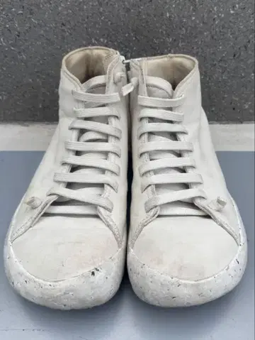 CAMPER Peu Stadium 사이드 지퍼 레더 스니커즈