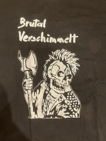 Brutal Verschimmelt 티셔츠 discharge CRUST