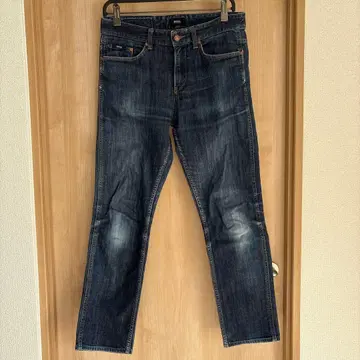 HUGO BOSS 다크 블루 스트레이트 데님 31/34 (A26)