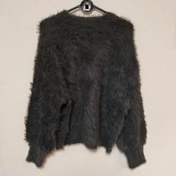 hellam 샤기 크루넥 니트 풀오버