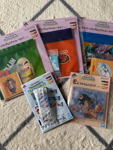 드래곤볼 제일복권 5종 세트