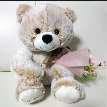 선물 꽃다발 테디베어